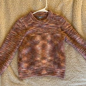 Soft pink marled sweater